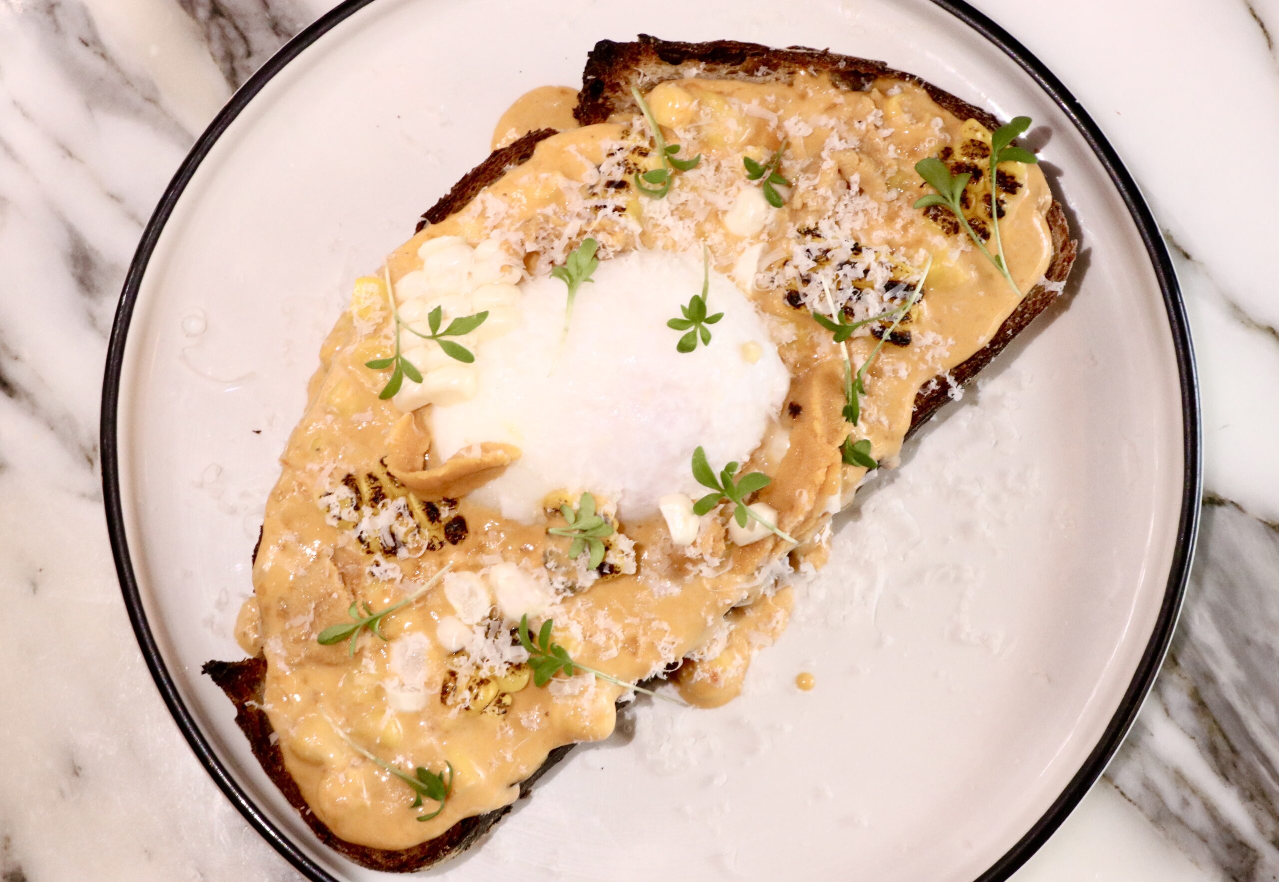 Sea urchin and Poached egg